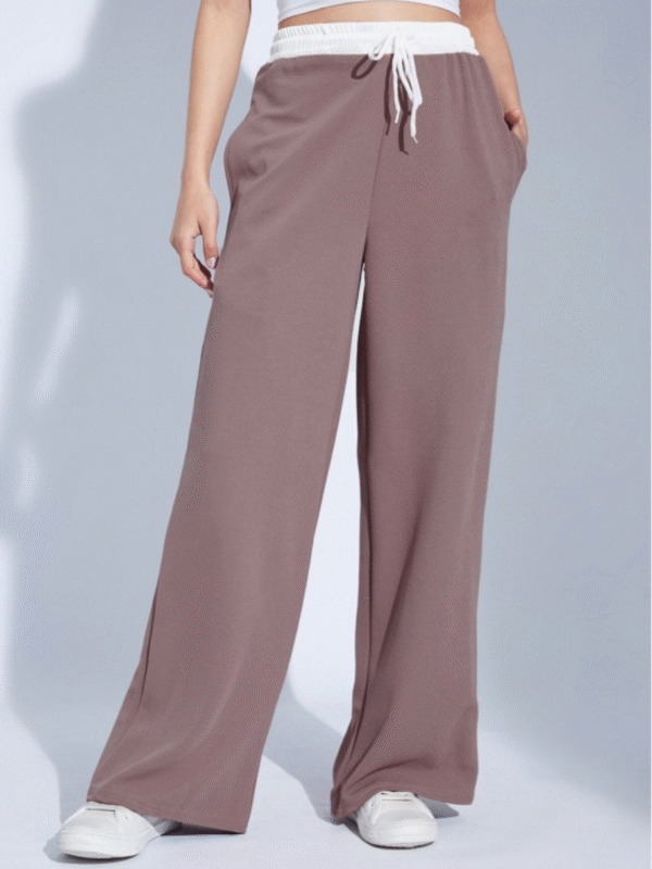 Women Easy Wash Pleated Trousers